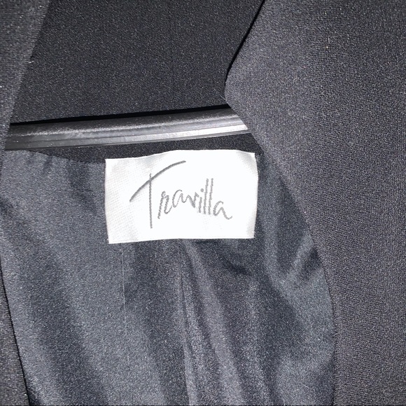 Travilla black beaded dress with jacket - Picture 6 of 9